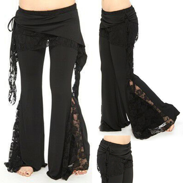 Buy Black Trousers & Pants for Women by London Belly Online | Ajio.com